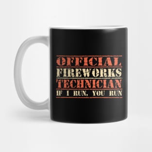 OFFICIAL FIREWORKS TECHNICIAN Mug